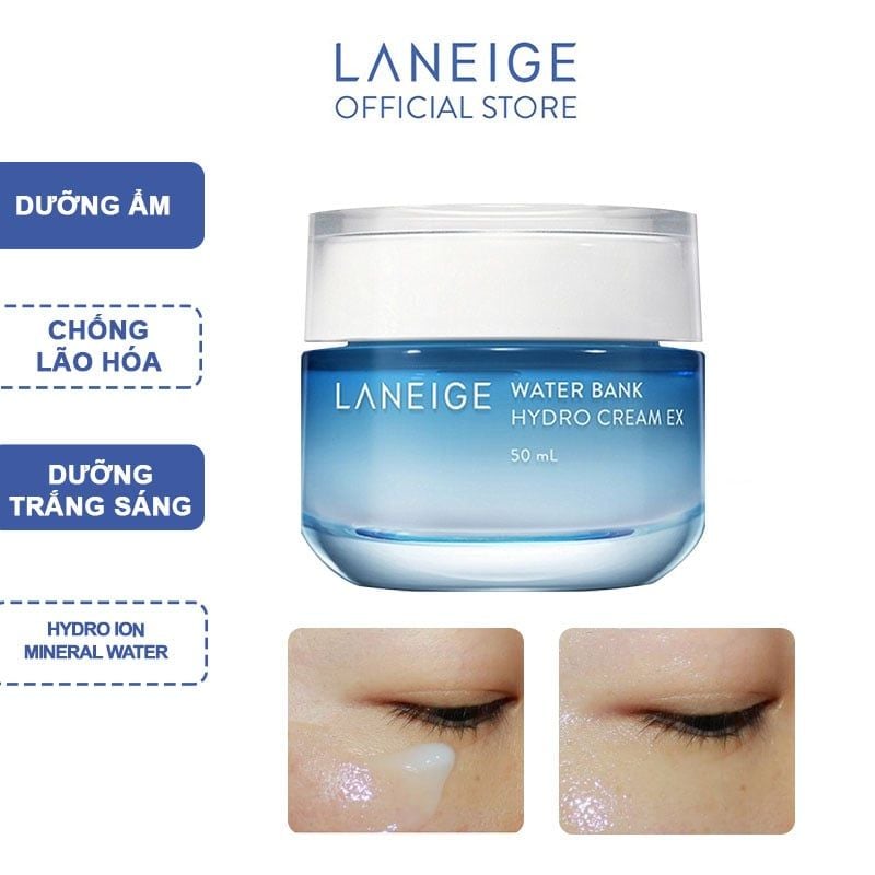 Kem Dạng Gel Giúp Dưỡng Ẩm Dành Cho Vùng Da Quanh Mắt Laneige Water Bank Eye Gel Ex 25ml