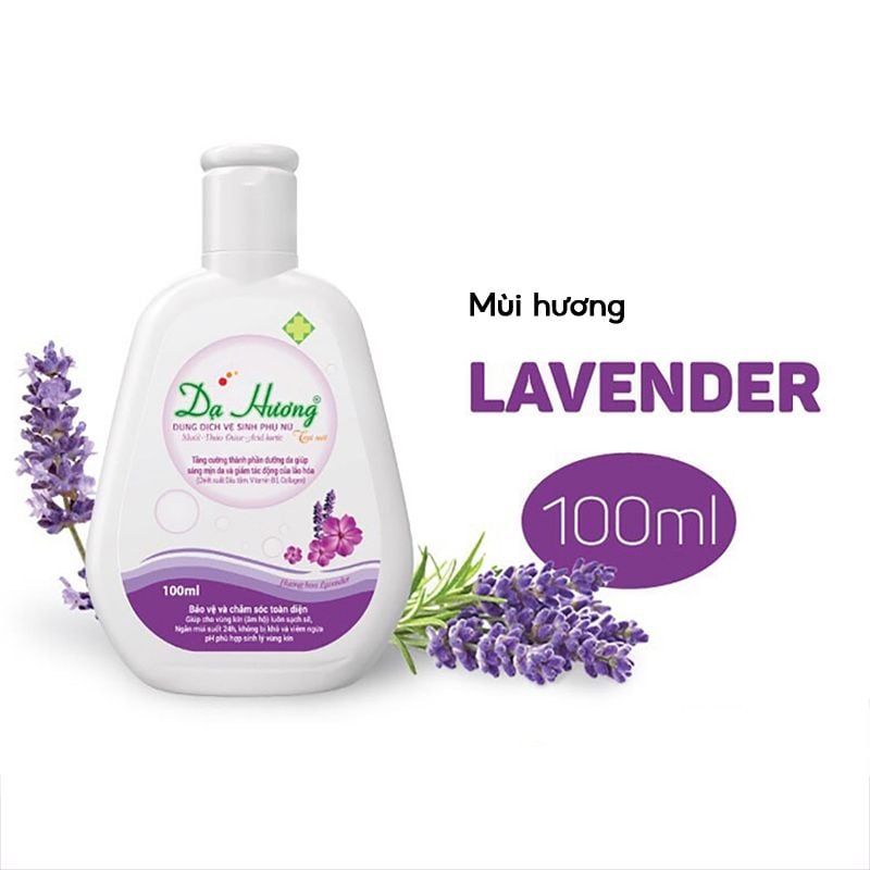 Dung Dịch Vệ Sinh Phụ Nữ Dạ Hương Tươi Mát, Lô Hội, Lavender 100ml (Che tên sản phẩm khi giao hàng)
