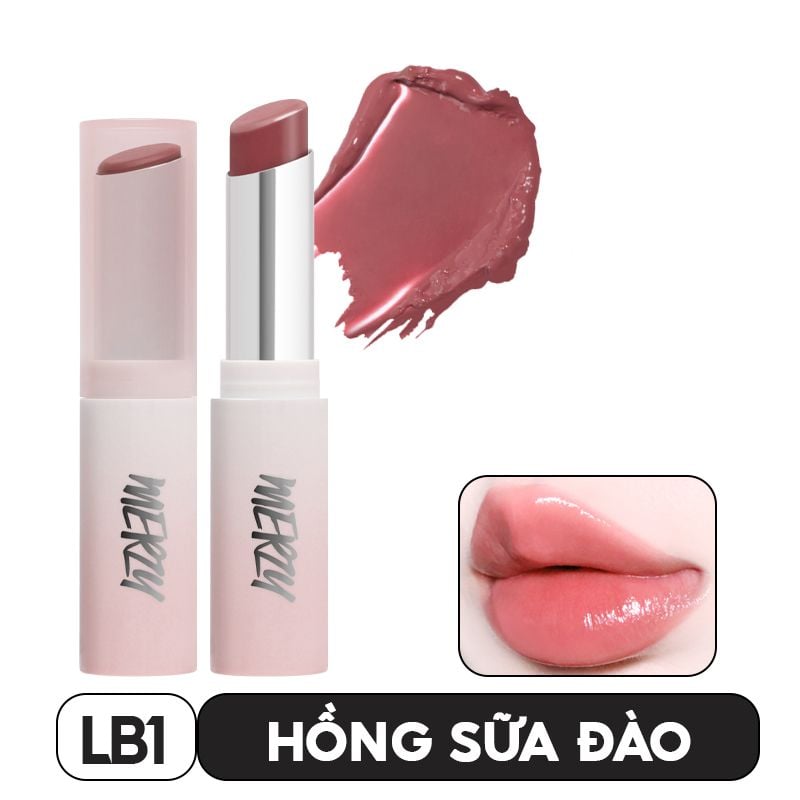 [PRE-ORDER][NHẬN HÀNG SAU 7-10 NGÀY] Son Dưỡng Ẩm Có Màu Cho Môi Mềm Mịn, Căng Mọng Merzy Siren Melting Color Lip Balm 3g