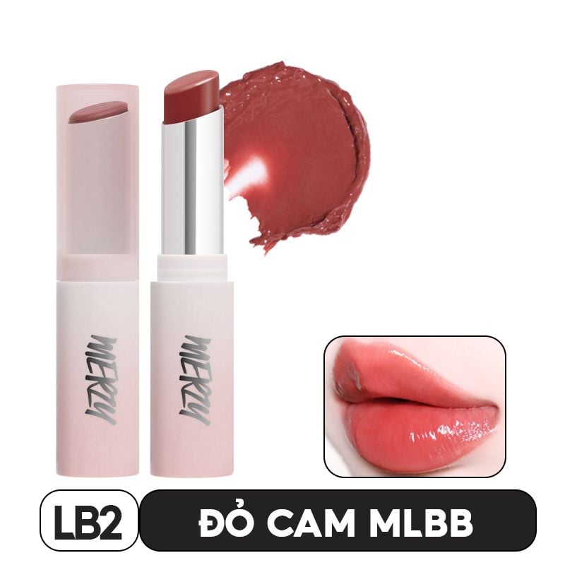 [PRE-ORDER][NHẬN HÀNG SAU 7-10 NGÀY] Son Dưỡng Ẩm Có Màu Cho Môi Mềm Mịn, Căng Mọng Merzy Siren Melting Color Lip Balm 3g