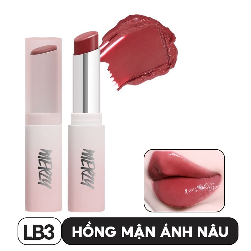 [New][LB1 -LB8] Son Dưỡng Ẩm Có Màu Cho Môi Mềm Mịn, Căng Mọng Merzy Siren Melting Color Lip Balm 3g
