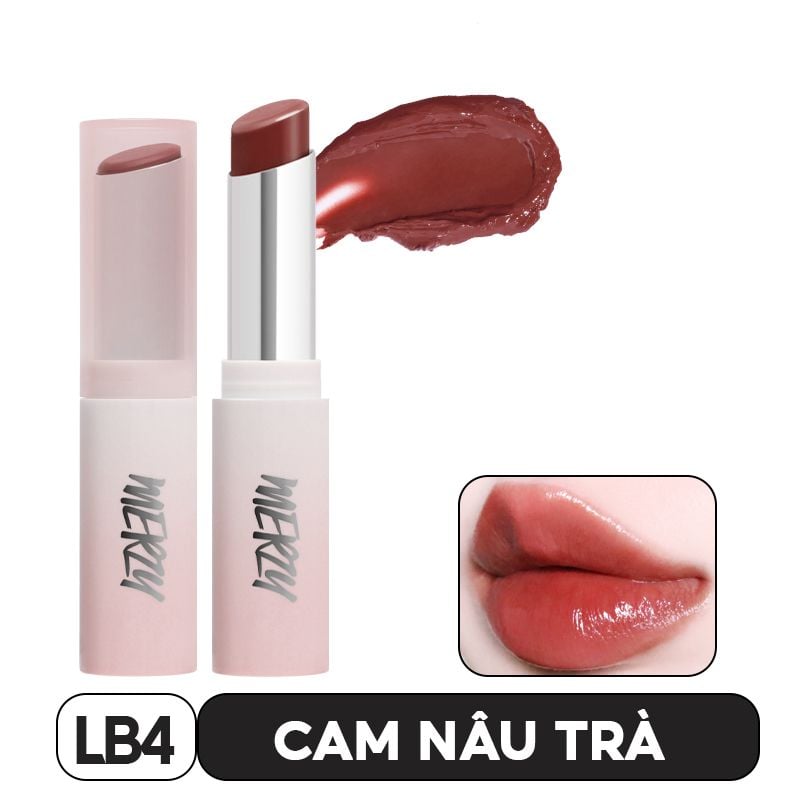 [New][LB1 -LB8] Son Dưỡng Ẩm Có Màu Cho Môi Mềm Mịn, Căng Mọng Merzy Siren Melting Color Lip Balm 3g