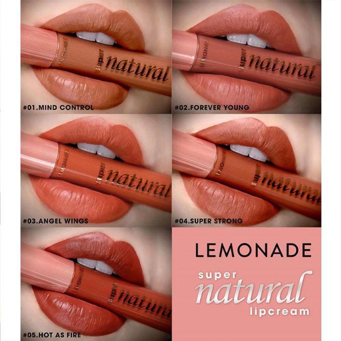 Son Kem Lì Lemonade Bền Màu, Nhẹ Môi Supernatural Matte Lipcream 5g #01 MIND CONTROL