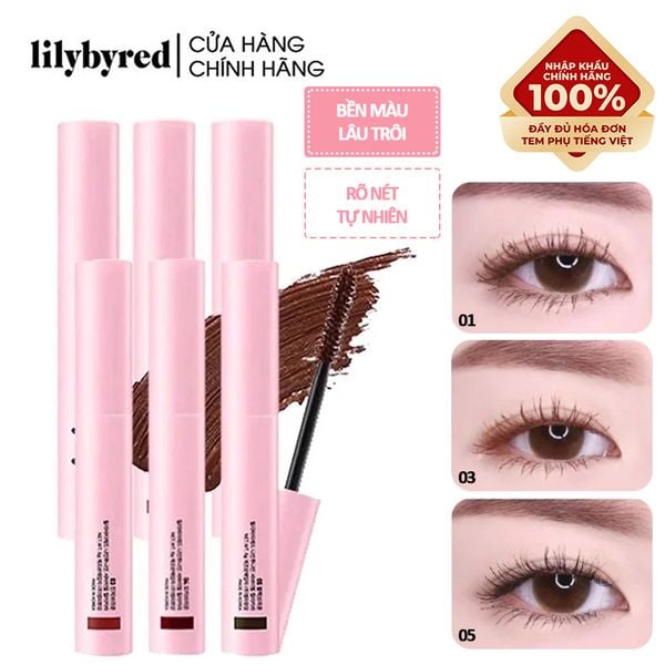  Mascara Lilybyred Siêu Mảnh, Dài và Chống Trôi am9 to pm9 Survival Colorcara 6g 