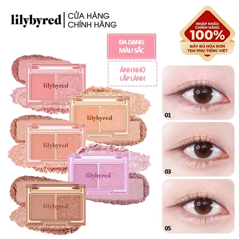 Bảng Phấn Mắt 2 Ô Siêu Xinh Lilybyred Little Bitty Moment Shadow – THẾ GIỚI  SKINFOOD