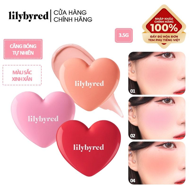 Má Hồng Dạng Kem Lilybyred Luv Beam Cheek Balm 3.5g