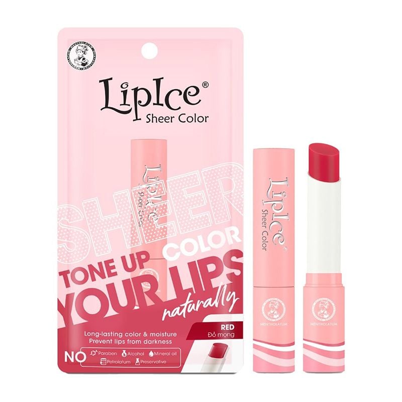 Son Dưỡng LipIce Hiệu Chỉnh Sắc Môi Hồng Tự Nhiên Sheer Color 2.4g