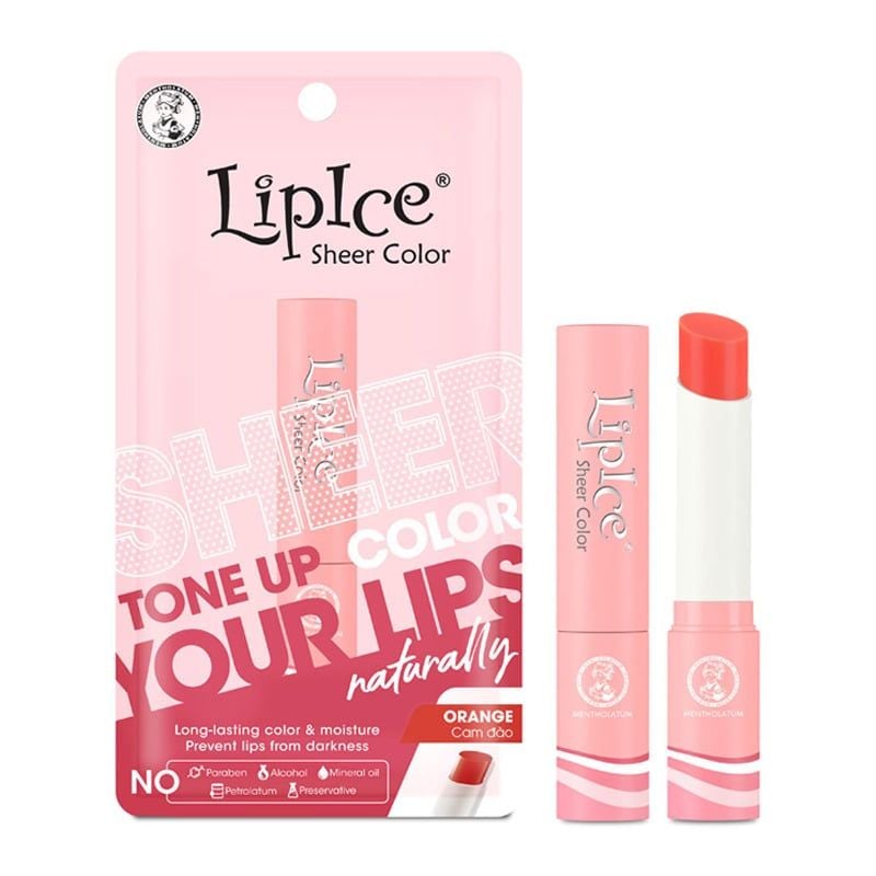 Son Dưỡng LipIce Hiệu Chỉnh Sắc Môi Hồng Tự Nhiên Sheer Color 2.4g