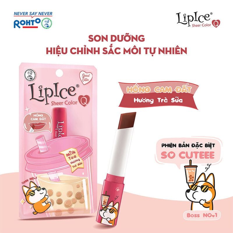 Son Dưỡng Môi Mềm Mại LipIce Sheer Color Q 2.4g