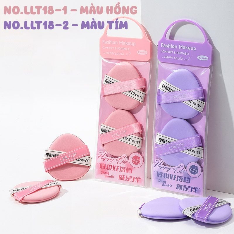 [NHẬP KHẨU] Set Bông Mút Tán Kem Nền, Phấn Nước Tiện Lợi LMLTOP (Mẫu Và Màu Ngẫu Nhiên)