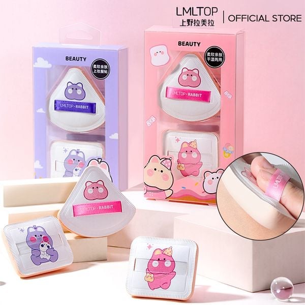  [NHẬP KHẨU] Set Bông Mút LMLTOP Tán Kem Nền, Phấn Nước Tiện Lợi (Mẫu Và Màu Ngẫu Nhiên) 