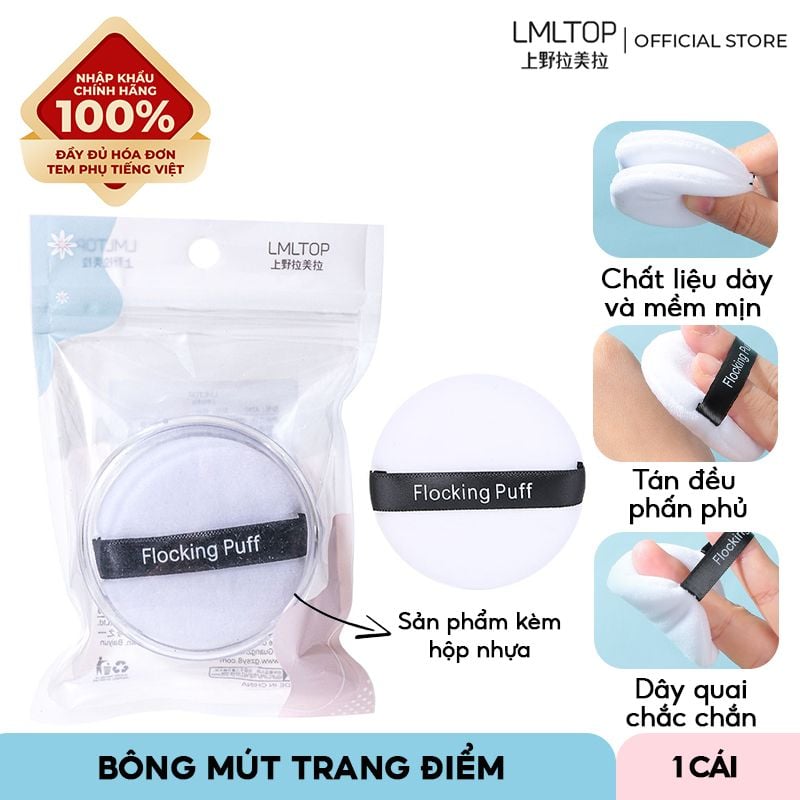 [NHẬP KHẨU] Bông Mút Trang Điểm, Phủ Phấn LMLTOP Makeup Puff A797