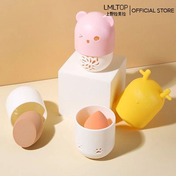  [NHẬP KHẨU] Hộp Đựng Bông Mút LMLTOP Tiện Lợi, Sạch Sẽ, Có Lỗ Thoáng Khí - A80250 (Mẫu Ngẫu Nhiên) 