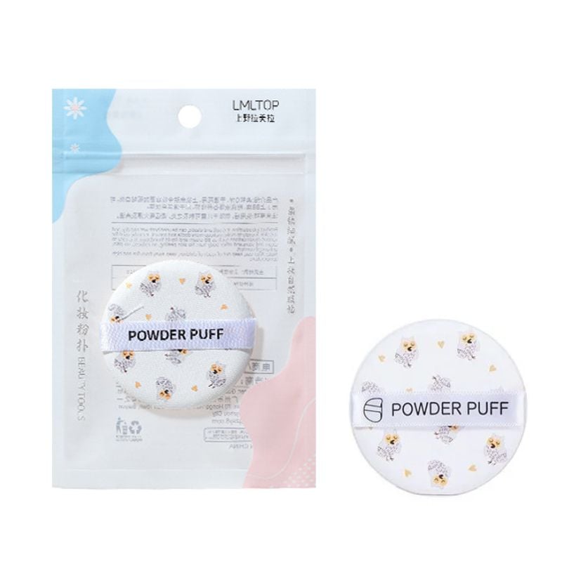 [NHẬP KHẨU] Bông Mút Tán Cushion Họa Tiết Siêu Đáng Yêu LMLTOP Powder Puff A80086