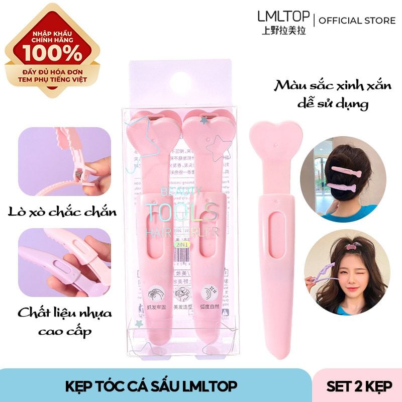 [NHẬP KHẨU] Set 2 Kẹp Tóc Cá Sấu LMLTOP SY113