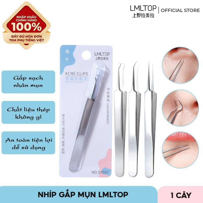 [NHẬP KHẨU] Nhíp Gắp Mụn Đầu Đen LMLTOP Acne Clips