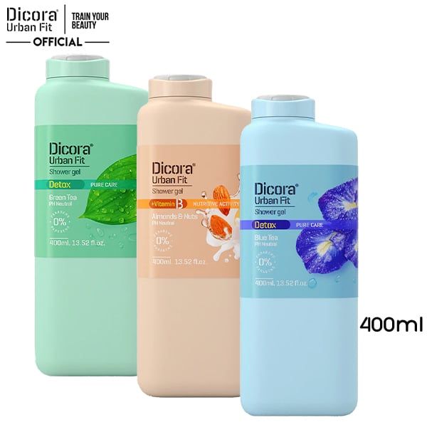 [400ml] Sữa Tắm Dưỡng Ẩm Dạng Gel Dicora Urban Fit Shower Gel