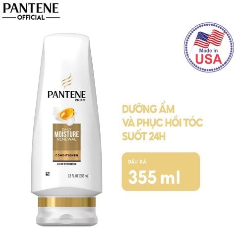 [355ml] Dầu Xả Pantene Dưỡng Tóc, Phục Hồi Tóc Pro-V Daily Moisture Renewal Conditioner