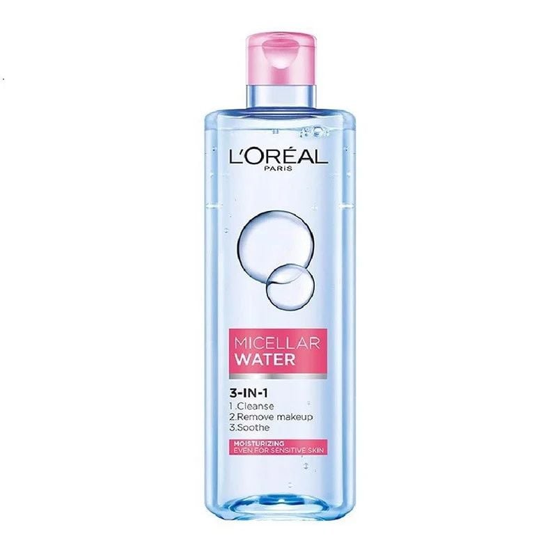 Nước Tẩy Trang Làm Sạch Tươi Mát, Dưỡng Ẩm Cho Da L'Oreal 3-in-1 Micellar Water