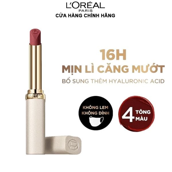  Son Thỏi L'oreal Mịn Mờ Căng Mướt Color Riche Creme Matte 2g 