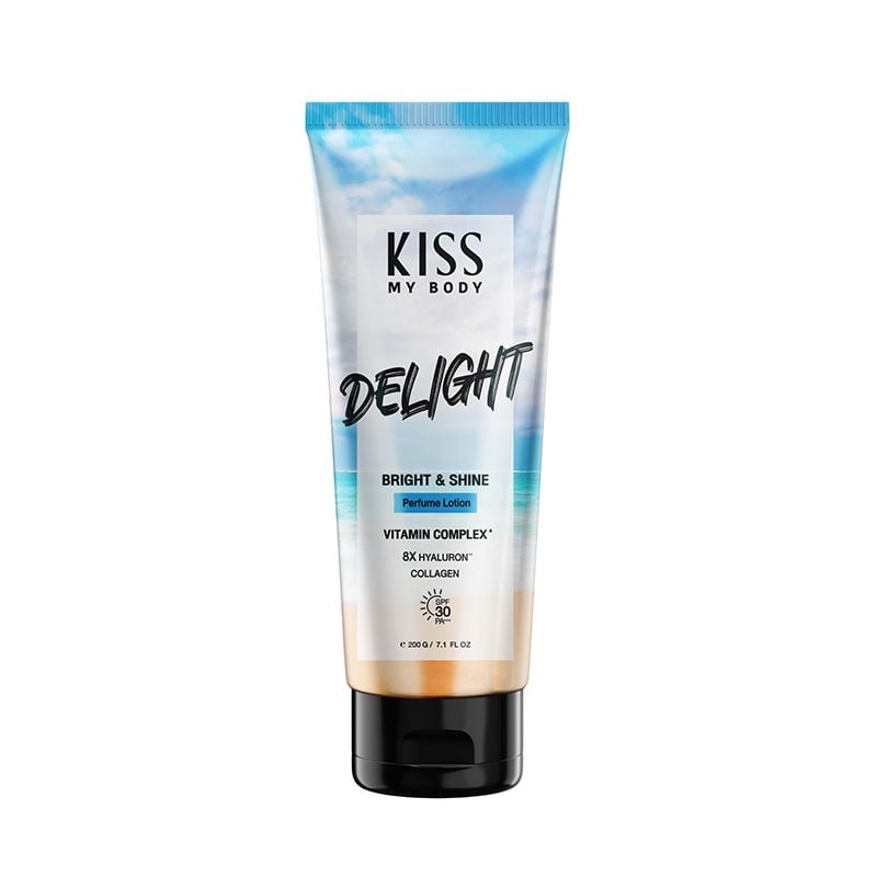 Kem Dưỡng Thể Chống Nắng Kiss My Body Hương Nước Hoa Bright & Shine Perfume Lotion SPF30 PA+++ 200g