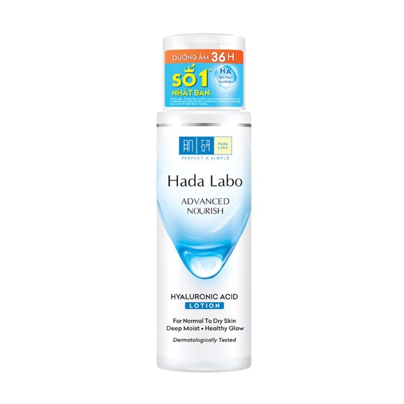 Nước Hoa Hồng Dưỡng Ẩm Dành Cho Da Khô & Da Thường Hada Labo Advanced Nourish Hyaluron Lotion