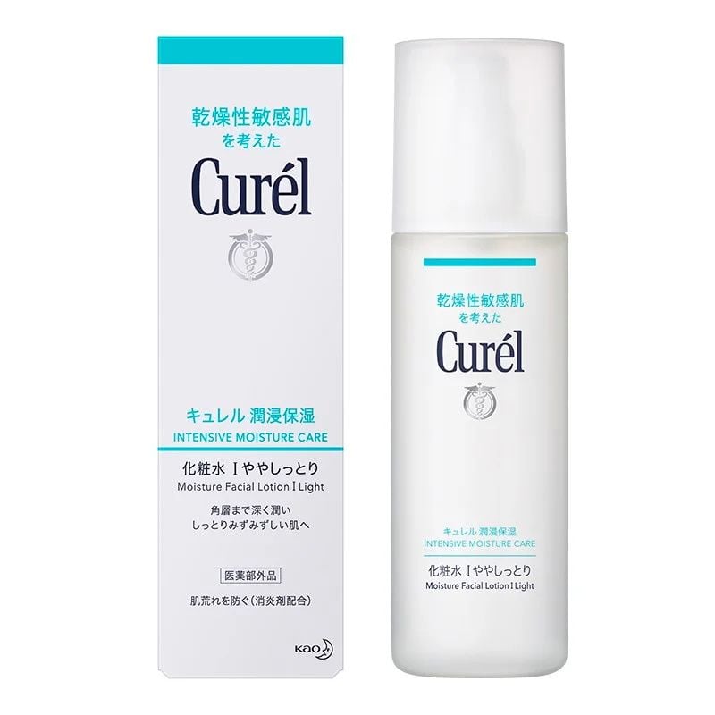 Nước Hoa Hồng Dưỡng Da Cấp Ẩm Chuyên Sâu Curél Intensive Moisture Care Moisture Facial Lotion 150ml