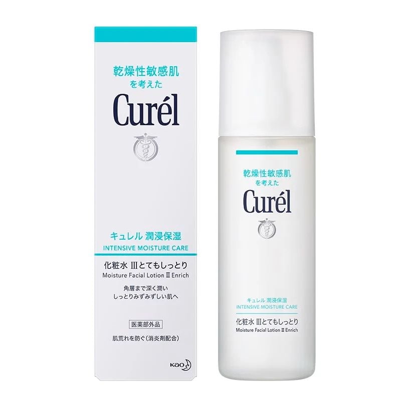 Nước Hoa Hồng Curél Dưỡng Da Cấp Ẩm Chuyên Sâu Intensive Moisture Care Moisture Facial Lotion 150ml