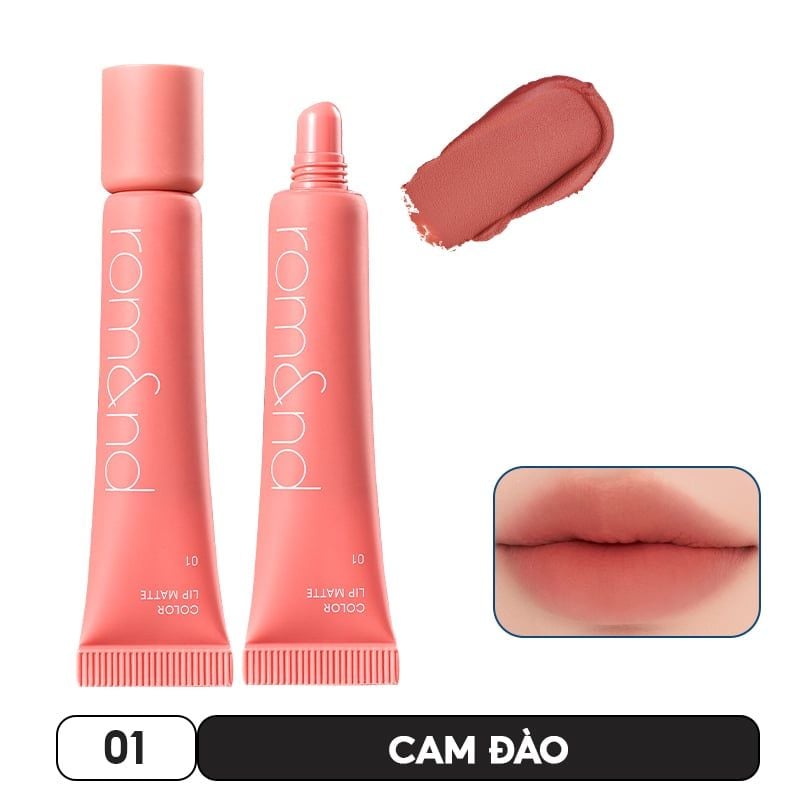 Son Bùn Romand Kiêm Má Hồng Mịn Lì Color Lip Matte 8g