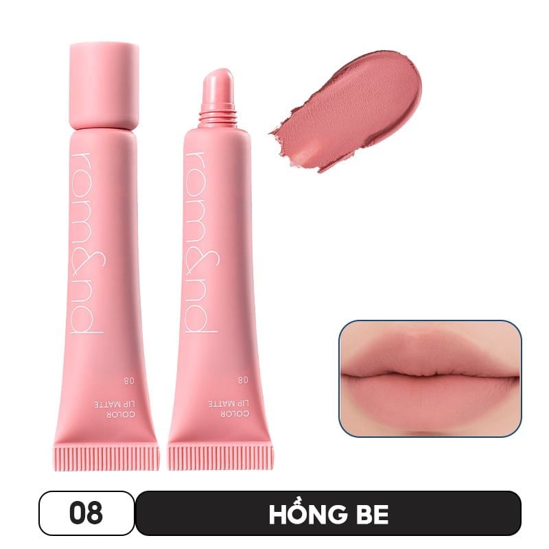 Son Bùn Romand Kiêm Má Hồng Mịn Lì Color Lip Matte 8g