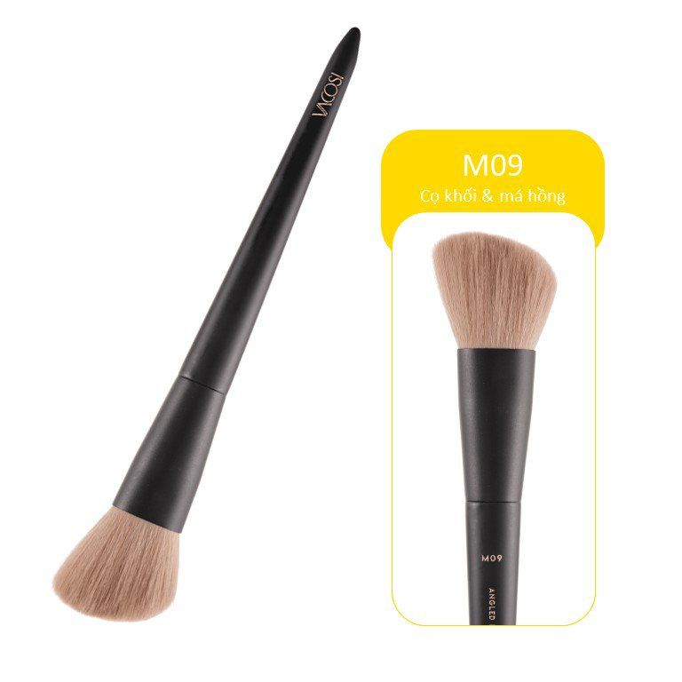 Cọ Khối Và Má Hồng Vacosi Angled Powder & Blush Brush - M09