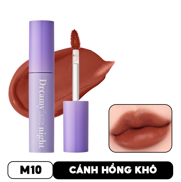 [Màu 9-17] Son Kem Lì, Mịn Mượt Nhẹ Môi Merzy Dreamy Late Night Mellow Tint 4g