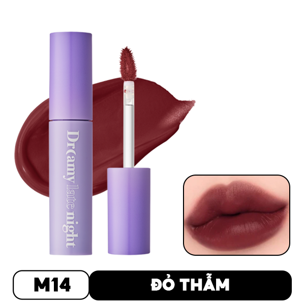 [Màu 9-17] Son Kem Lì, Mịn Mượt Nhẹ Môi Merzy Dreamy Late Night Mellow Tint 4g