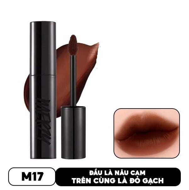 [M13 VỎ ĐỎ RED EDITION] Son Kem Siêu Lì, Mịn Môi Merzy Noir In The Mellow Tint