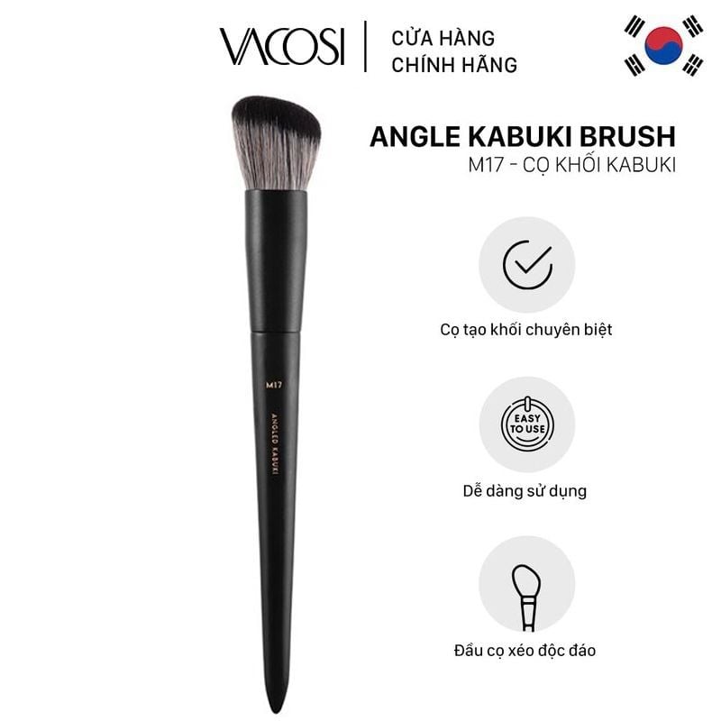 Cọ Má Xéo Tạo Khối Vacosi Angle Kabuki Brush - M17