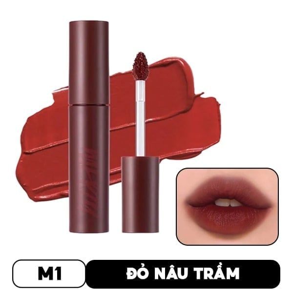 [Màu 1-6] Son Kem Lì, Siêu Mịn Môi Merzy Bite The Beat Mellow Tint 4g