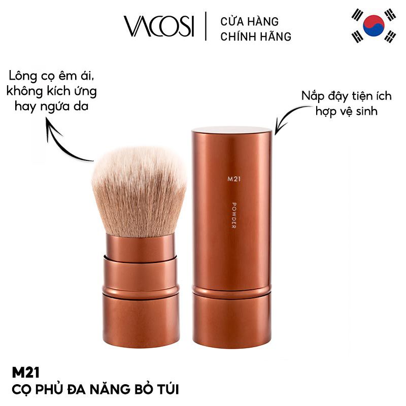 Cọ Phủ Đa Năng Bỏ Túi Vacosi Powder Brush - M21