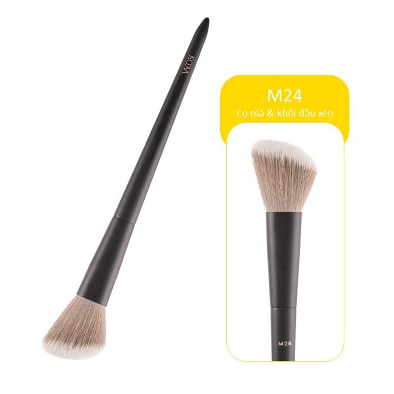 Cọ Má Hồng Và Tạo Khối Đầu Xéo Vacosi Angle Contour & Blush Brush - M24