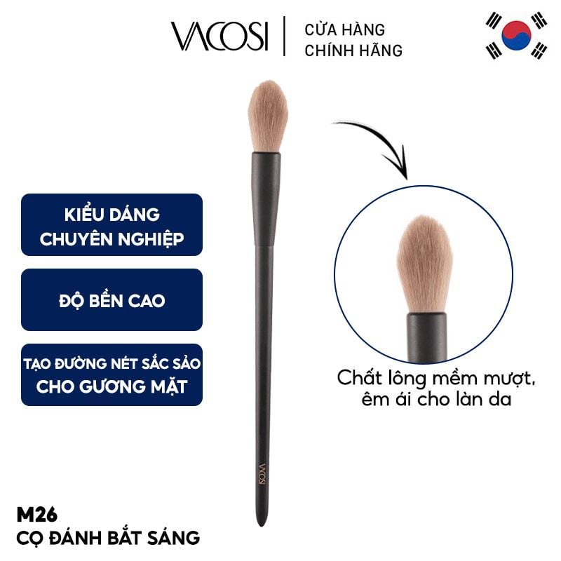 Cọ Đánh Bắt Sáng Highlight Vacosi Tapered Highlighter Brush - M26