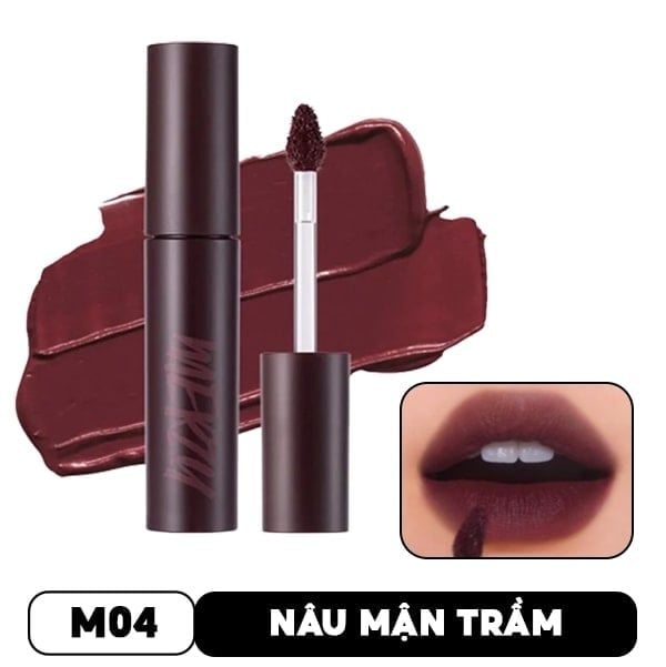 [Màu 1-6] Son Kem Lì, Siêu Mịn Môi Merzy Bite The Beat Mellow Tint 4g