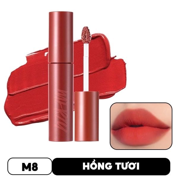 [Màu 1-6] Son Kem Lì, Siêu Mịn Môi Merzy Bite The Beat Mellow Tint 4g