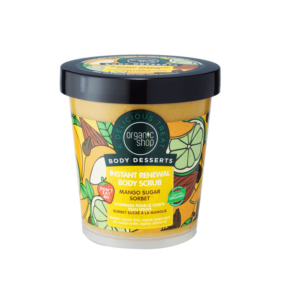 Tẩy Tế Bào Chết Toàn Thân Organic Shop Body Desserts 450ml - STRAWBERRY JAM