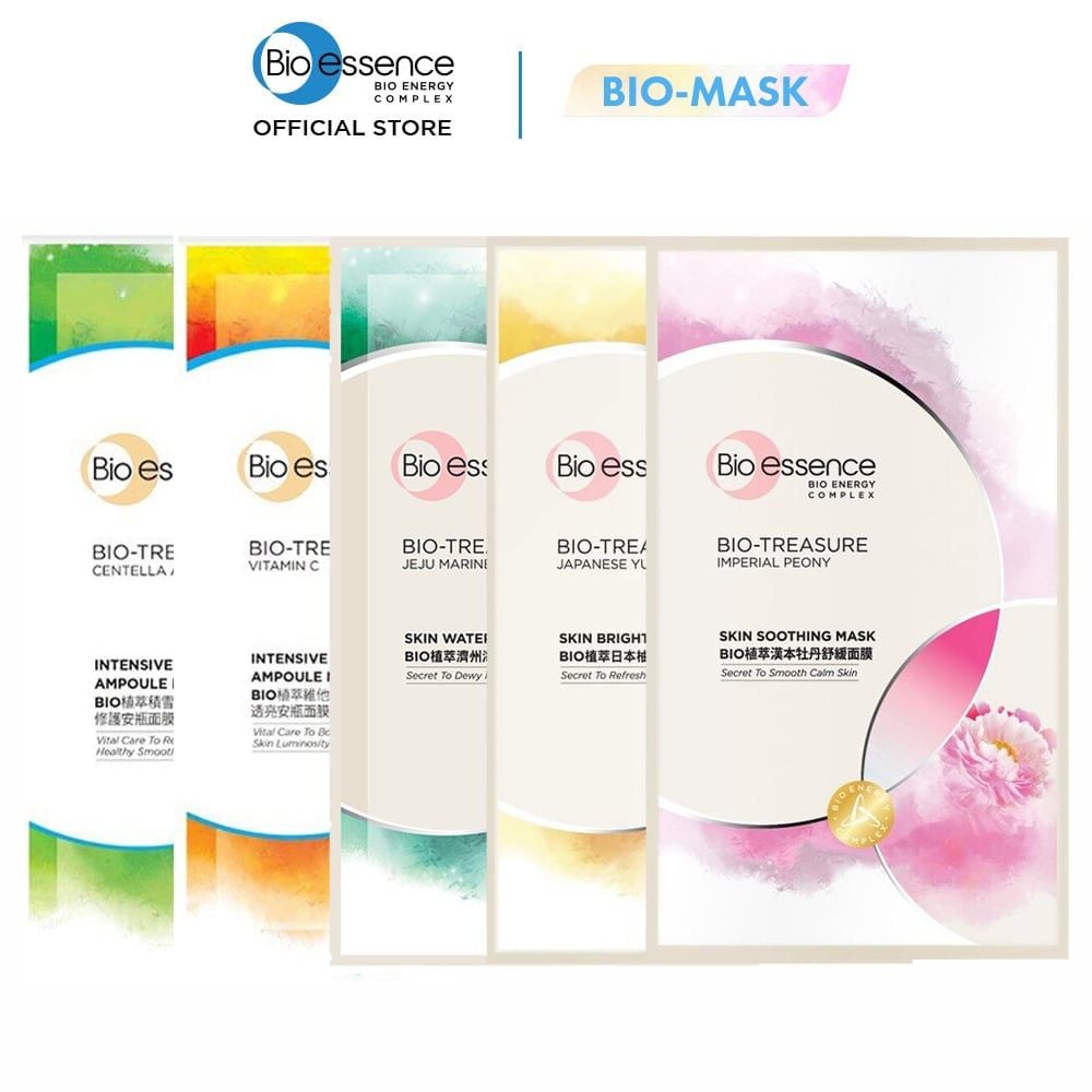 Mặt Nạ Tinh Chất Dưỡng Trắng, Cấp Ẩm, Chống Lão Hóa Bio-essence Bio-Treasure Mask