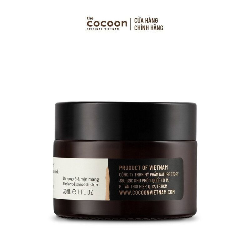 Mặt Nạ Rửa Cocoon Chiết Xuất Nghệ Hưng Yên Turmeric Face Mask