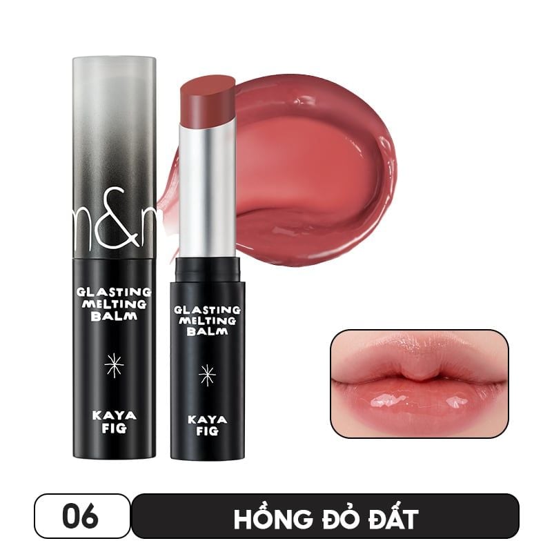 [VE-EASY] Son Dưỡng Dạng Thỏi Có Màu Thuần Chay Dưỡng Ẩm Mềm Môi Romand Glasting Melting Balm