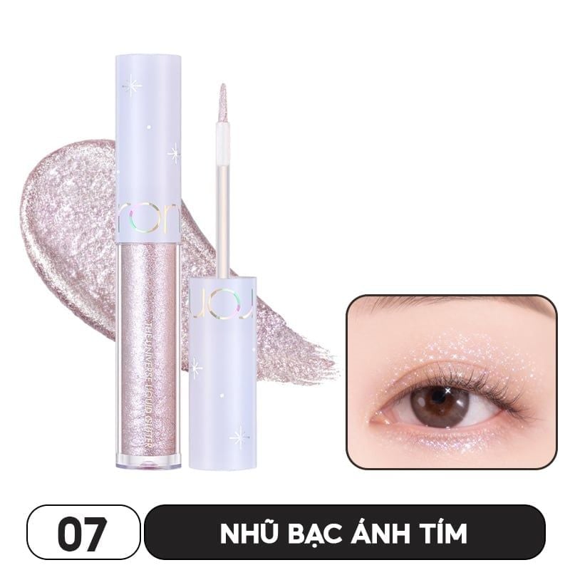 Gel Nhũ Mắt Romand Lấp Lánh, Bền Màu, Lâu Trôi The Universe Liquid Glitter 2g