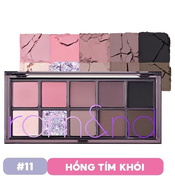[NEW][Màu 00 - 13] Bảng Phấn Mắt 10 Ô Siêu Lấp Lánh Romand Better Than Eye Palette