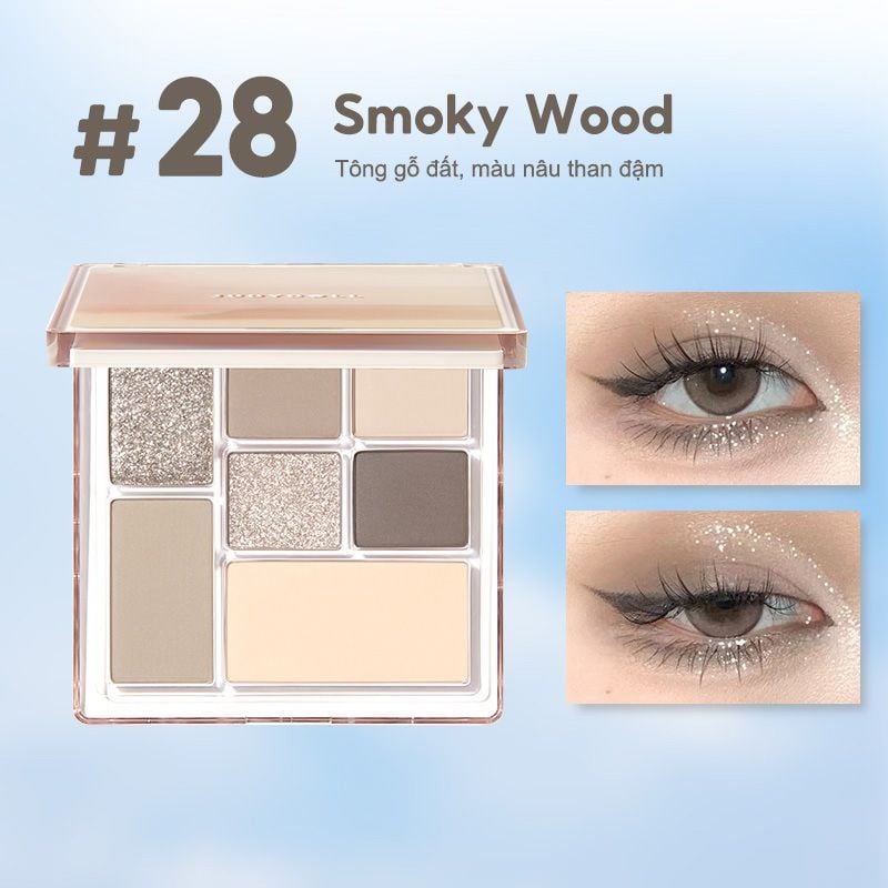 Bảng Phấn Mắt 7 Ô Màu Judydoll All-In-One Palette For Your Full Face 8.5g