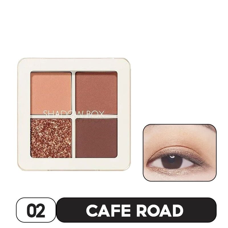 Bảng Phấn Mắt 4 Màu The Saem Saemmul Shadow Box 3.6g