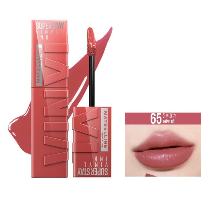 (BST SON "SỐT") Son Kem Bóng Bền Màu, Nhẹ Môi Maybelline New York Superstay Vinyl Ink 4.2ml